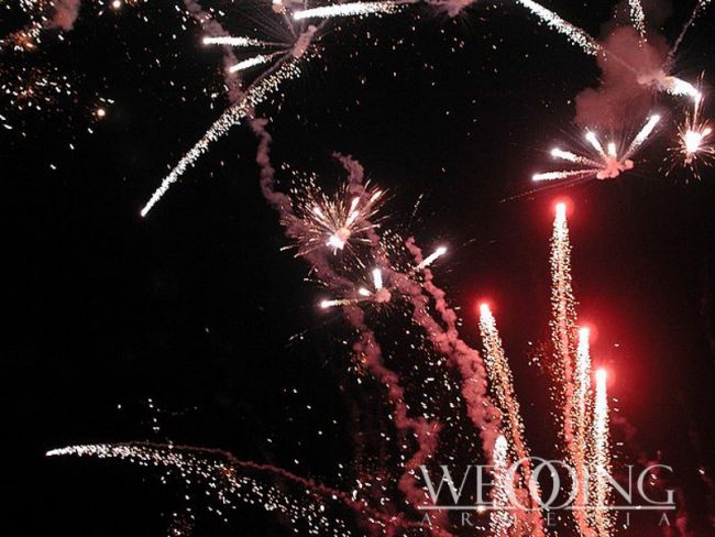 Fireworks Wedding Armenia