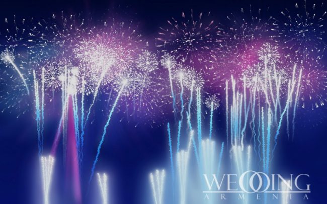 Fireworks Show Wedding Armenia