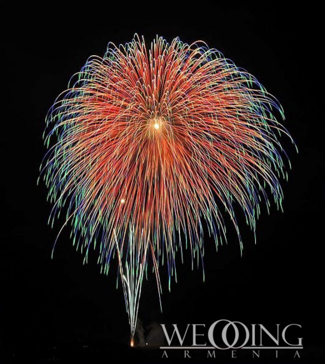 Wedding Armenia Professional wedding firework