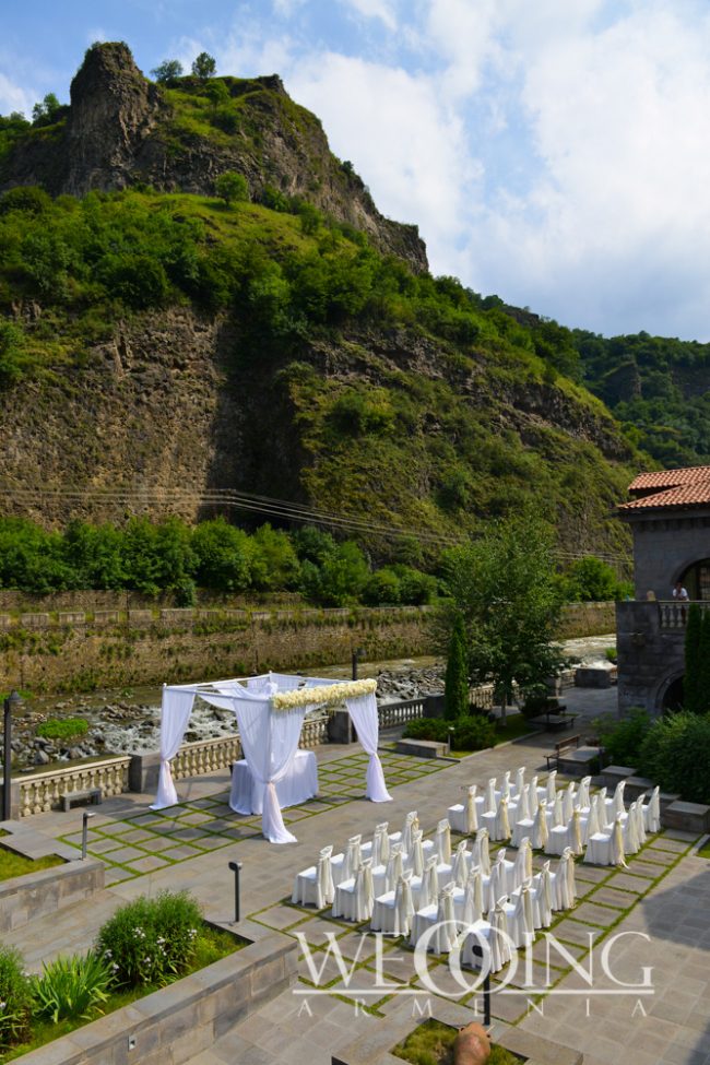 Wedding banquet at an outdoor terrace Wedding Armenia